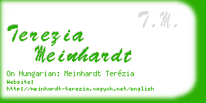 terezia meinhardt business card
